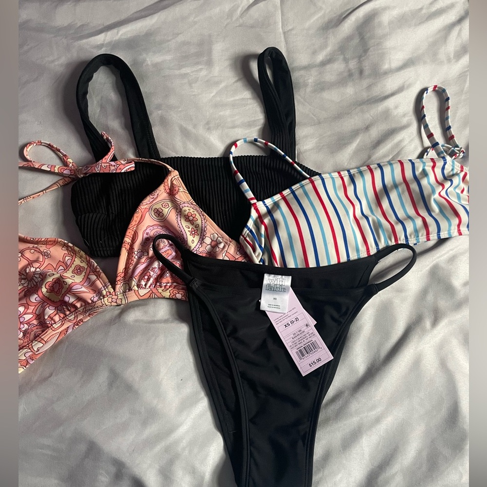 Bikini Lot 3 Tops 1 Bottom (NWT)
